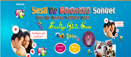 Sesli Sohbet | Kameralı Chat | Üyeliksiz Giriş | Mobil Uyumlu